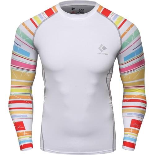 CODY LUNDIN 2020 New Design Men Compression Wear Tops Tight Long Sleeve Sports T-Shirts Men Gym Rashguard