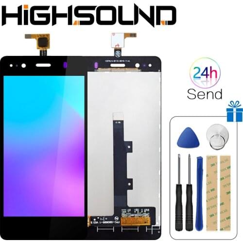 For BQ Aquaris A4.5 LCD Display+960x540 Touch Screen Assembly Smartphone Accessories + free tools for bq aquaris a4.5 lcd