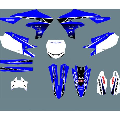 For Yamaha 450 YZF 2020-2018 Graphics DECALS STICKERS Kits for Yamaha YZ450F YZF450 2018 2019 2020 YZ250F YZF250 2019 2020 2021