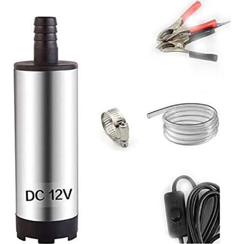12l/min Electric Submersible Pump Stainless Steel Submersible Pump For Pumping Diesel Oil Water DC 12v