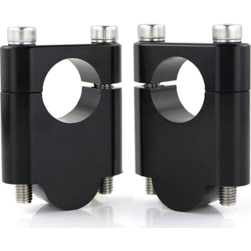 For Triumph Scrambler EFI Bonneville SE SPEED FOUR 7/8" 22mm Handlebar Mounting Risers Clamp Billet Aluminum