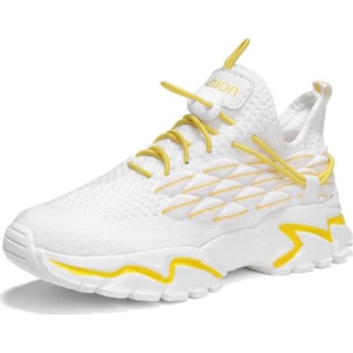 2021 New Summer Fashion Fish Scale Kids Sport Shoes Boys Hook&Loop Running Sneakers Breathable Mesh Casual Children Walking Sho