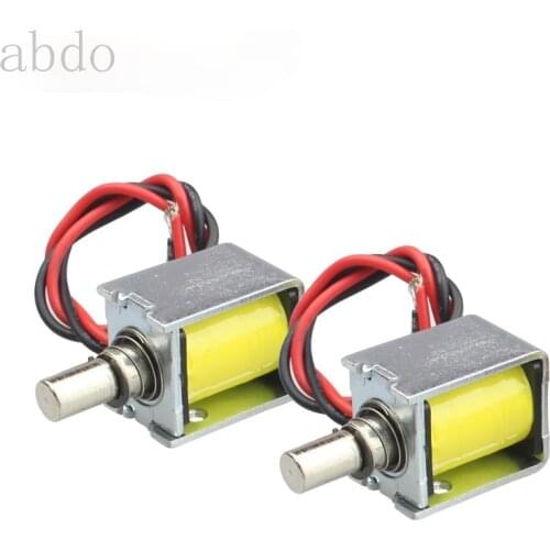 LY-02 DC12V miniature solenoid valve lock small electronic lock push and pull mode lock 1pcs