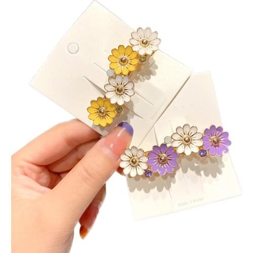 Molans New Fashion Flower Hair Clips For Women Girls Headband Sweet Hairpins Barrettes Hair Accessories Gift