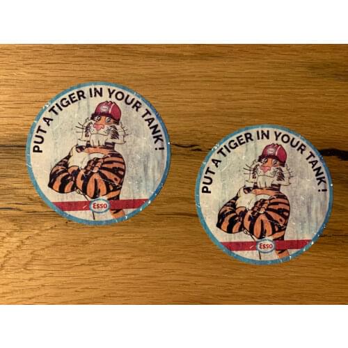 ESSO TIGER Aufkleber Auto STP Vintage Retro 76 Old School Oldtimer OIL V8 #776 car sticker