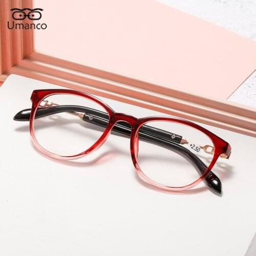 Vintage Fashion Round Reading Glasses for Women Light Frame Elegant Elders Female Presbyopia Eyewear +1.0 ~+4.0 Diopter