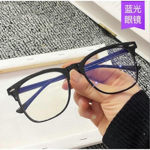 2021 Anti Blue Light Glasses Frame Womens square Eyeglass Frame Computer Eyeglasses Vintage Men Spectacles Transparent Frames