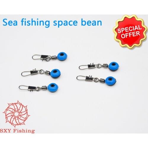 SXY FISHING Sea fishing space bean 3# Sea rod space bean Connector Swivels Snap Sea fishing float