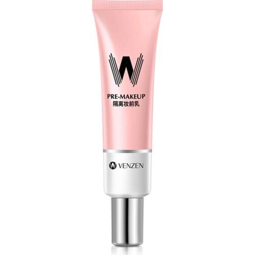 VENZEN Hydrating Bottoming Cream Pink Isolation Pre-milk Base Concealer Cream Invisible Pore Cosmetics New packaging T0906