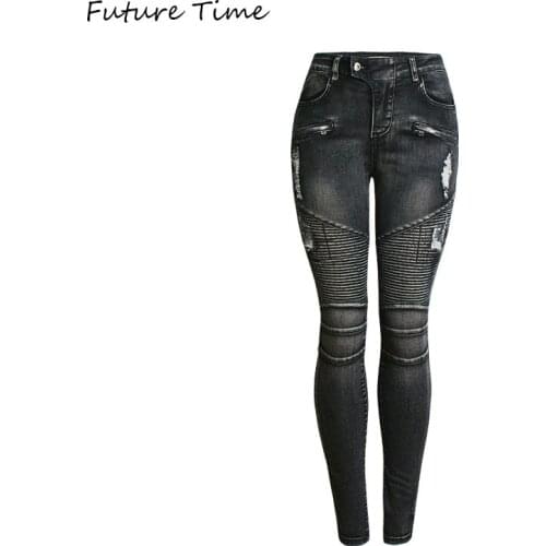 2019 Jeans Women Slim Skinny Elaitic Sexy Push Up Hip Washed Blue Denim Jeans Pants Autumn and Winter Outwear C1897