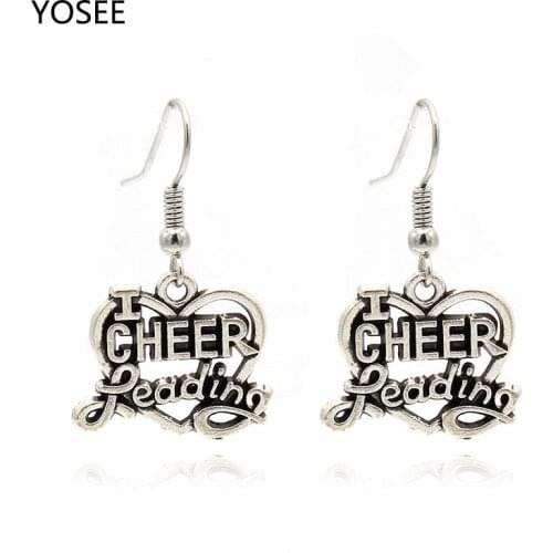 2018 Vintage Silver Color letter Drop Earrings for Women Ethnic Jewelry Punk Earring Jewelry drop earrings jewelry earrings