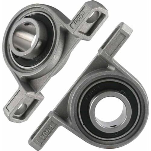 1 Pair Ball Shaft Spherical 20mm ID Roller Block Bearing for Go Kart Dirt Bike Mini Moto