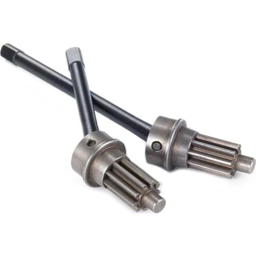 2pcs Metal Front Axle CVD Drive Shafts for 1/10 Traxxas TRX4 Defender RC Car Parts Accessories