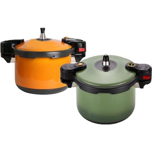 23CM/5L Aluminum Pressure Cooker For Gas Burner And Induction Cooker Outdoor Camping Kitchen Colorful Explosion-Proof Pot