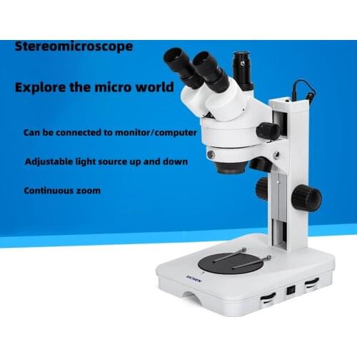 Binocular stereo microscope with high-definition LED light, can be used for motherboard welding watch/mobile phone repair