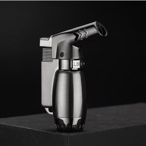 Gas Lighterfor Smoking Cigarette Cigar Mini Portable Inflatable Metal Windproof Small Spray Gun Small Welding Torch Lighter Gift