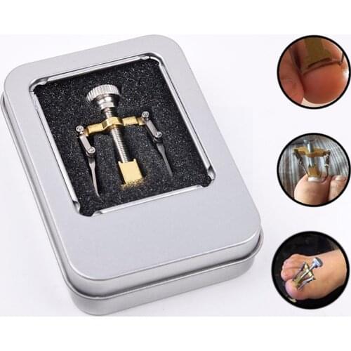 Paronychia Ingrown Toenail Correction Tool Pedicure Brace Foot Straightening Treatment Clip Nail Care Toe Fixer Corrector O5V4