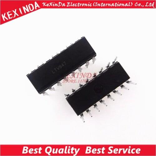 LTV847 LTV-847 DIP-16 IC 50pcs/lot Free shipping
