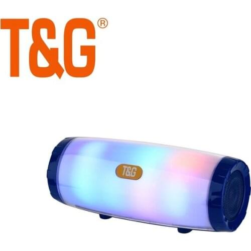 TG165C Mini Music Speaker Center for BT Speaker Powerful HIFI Stereo for Mobile Phone PC Computer with LED Light Home Theater