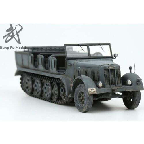 Simplest 72013 Built 1/72 German Sd Kfz 7/1 Half track Built Model