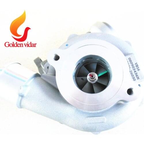 Balanced Turbo For Toyota Auris / Avensis / Corolla / RAV4 2.2 D-4D 2AD-FHV 177 HP - VB16 Turbocharger full turbine 17201-26030