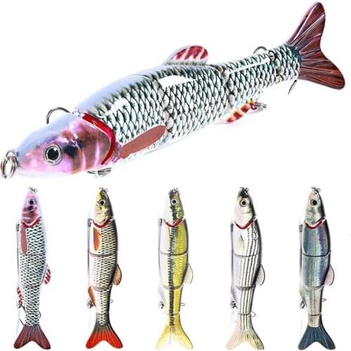 1PCS 15.5CM/41g Sinking Wobblers Fishing Lures Jointed Crankbait Swimbait Multi-Section Segment Hard Bait For Fishing Tackle