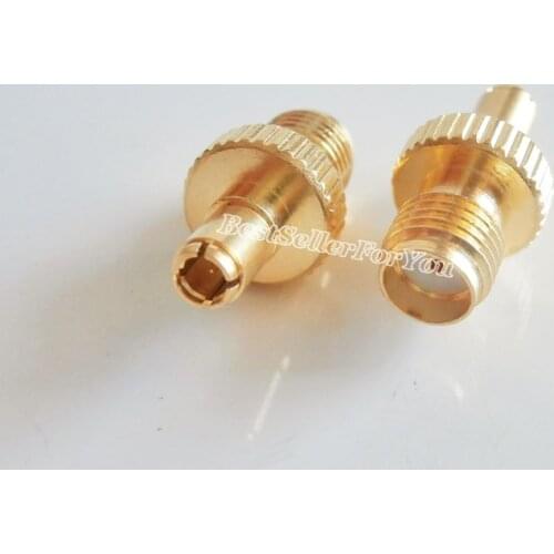 1Pcs Adapter TS9 Male Plug To SMA Connector Female Jack RF Connector Straight Gold Plating