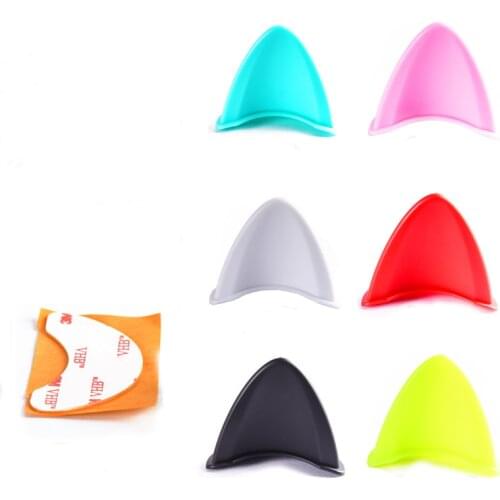 1 Pcs of Motorcycle Helmet Cute Cat Ear Off-road Motorcycle Full Face Off-road Helmet Decoration Sticker Accessories Car Styling