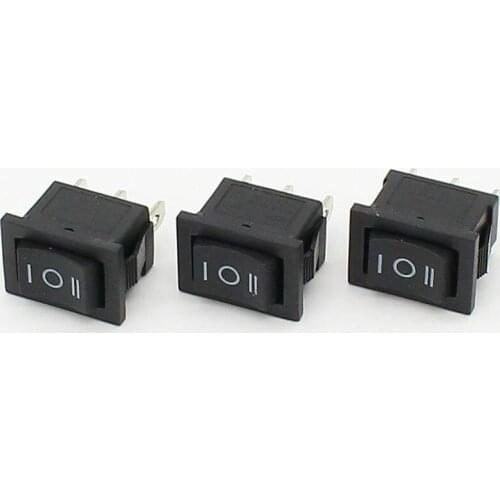 10pcs ship type switch 3-pin 3-position toggle switch 21mm * 15mm ON OFF ON