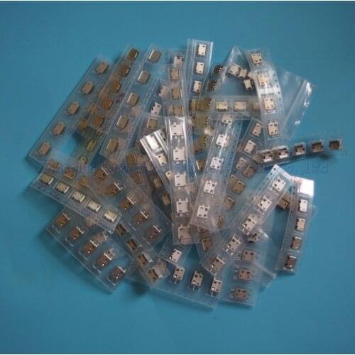 190pcs 38models, Micro USB Jack Connector Tail Charging socket for ZTE Lenovo Huawei Mobile Phone Tablet