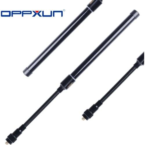2021 Hot OPPXUN Foldable Tactical Antenna Bendable SMA-F Airsoft Game Walkie Talkie Antenna For Baofeng UV-5R BF888S Ailunce HD1