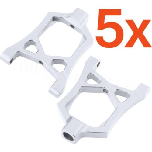5Pairs Aluminum Alloy Front Upper Suspension Arms For HPI Racing 1/5 Baja 5B 5SC 5T 5R SS T1000 KM ROVAN 85400 Upgrade Parts