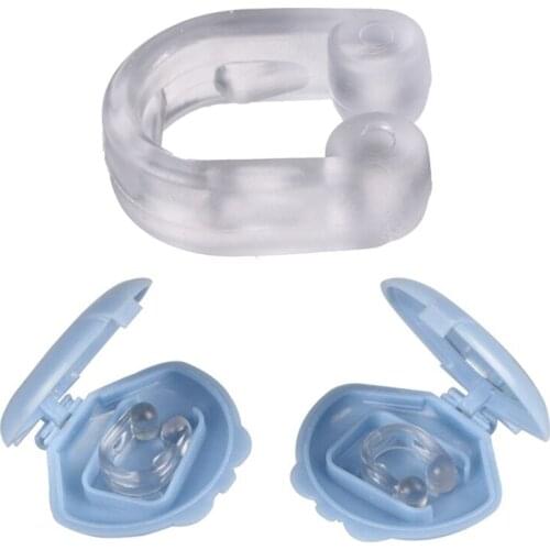 50 boxes/lot High Quality Silicone Anti Snore Relieve Snoring Nose Clip Stopping Snore Aid Apparatus