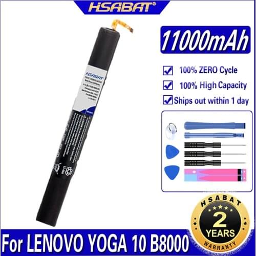 11000mAh L13C3E31 L13D3E31 Battery for LENOVO YOGA 10" B8000 B8080 60046 60047 60063 B8000-F B8000-H B8080-H B8080-F Batteries