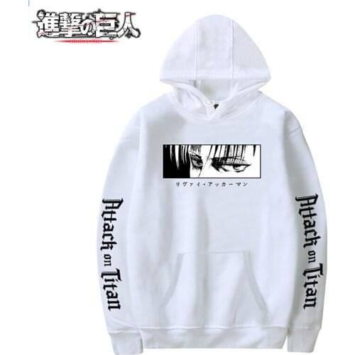 Anime Attack on Titan Hoodie Streetwear Eren Levi Pullover Wings of Liberty Sweater Fashion Spring Autumn Winter Plus Size