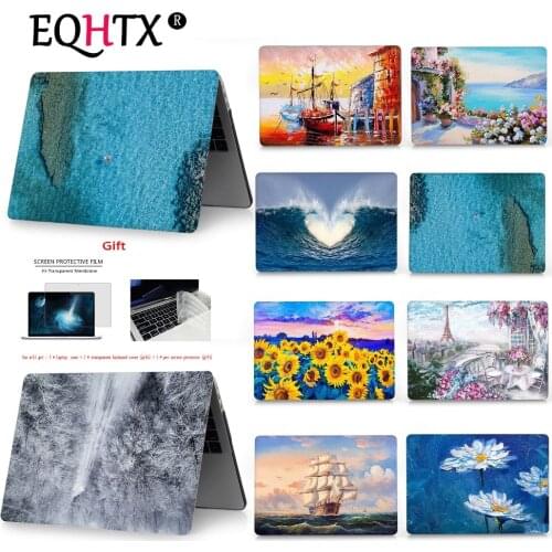 EQHTX Landscape color printing Case For Apple MacBook Air Pro Retina 11.6 12 13.3 15.4 inch, Touch Bar New Air 13.3 Pro 15 inch