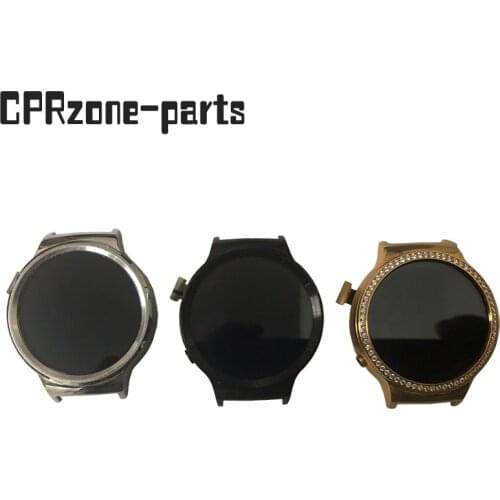 Black / Silver + Frame For Huawei Watch1 Watch 1 1st Gen LCD Display With Touch Screen Digitizer Assembly Not Including Button