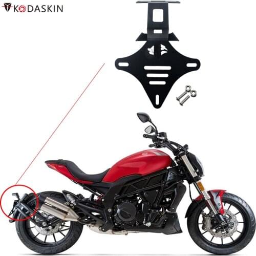 Motorcycles CNC Registration Plate Holder License Plate Tail Tidy Plate Holder for Benelli 502c accessories 2016-2020