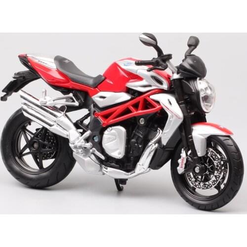 Childrens Maisto 1/12 Scale Diecast Motorcycles MV Agusta Brutale 1090 RR Bike Model Toy Moto Vehicle Racing Replica Gift Hobby