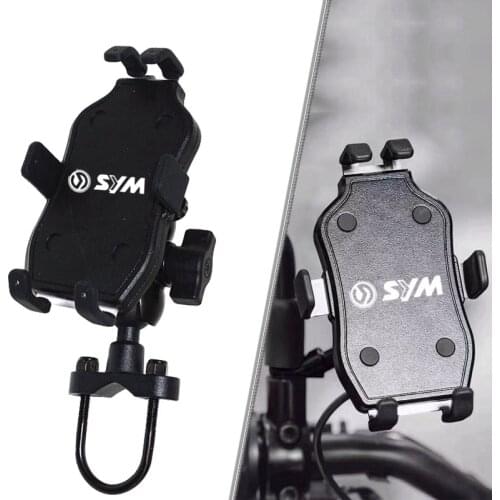 For SYM JP150 GR125 fiddle 3 FNX150 maxsym 400i 600i Motorcycle Accessories handlebar Mobile Phone Holder GPS stand bracket