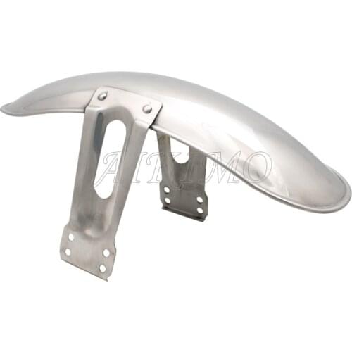 Chrome Metal Cafe Racer Motorcycle Front Fender Mudguard Mud Guard for Honda CG125