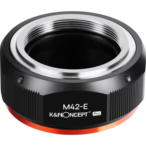 K&F Concept Lens Mount Adapter for M42 Lens to Sony NEX E-Mount Camera for Sony Alpha NEX-7 NEX-6 NEX-5N NEX-5 NEX-C3 NEX-3