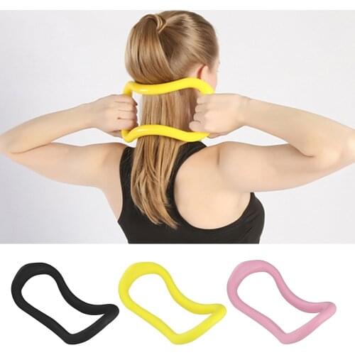 Yoga Circle Pilates Workout Ring Fitness Training Loop Resistance Support Tools Exerciser Equipments Gym Training