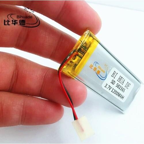 Li-Po 3.7 V lithium polymer battery 1200 mah 502365 mobile power supply tablet GPS navigator