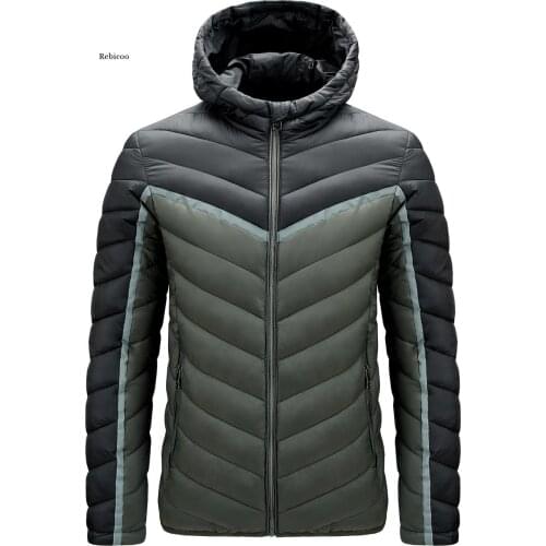 Fashion Ultralight Jacket Mens Mens Streetwear Feather Coats Hooded Packable Warm Men Clothing