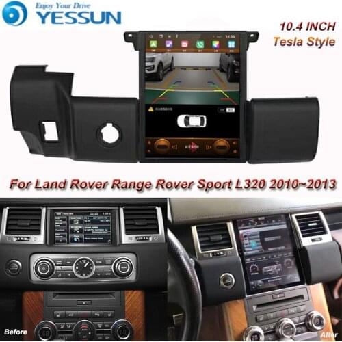 Tesla screen For Land Rover Range Rover Sport L320 2010 2011 2012 2013 Car Android Multimedia Player 10.4 inch Car Radio GPS