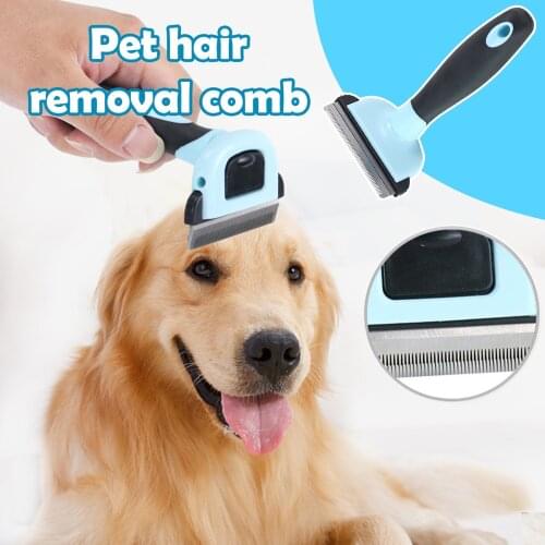 2021 New Pet Dog Comb Pet Hair Removal Comb Cute Pet Dog Cat Brush Grooming Tool Fashionable Detachable Hair Removal Comb