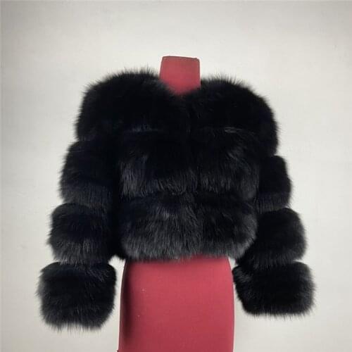 KEJINYUAN Real Raccoon Silver Fox Coat Free Shipping Women Winter Fluffy Hot Sale 、Wholesale