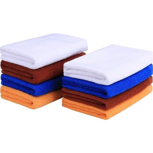10PCS Dining Towel Hotel Microfiber Towels 30cm Cotton Face Towels Bathroom Kids Hand Towel Wedding Christmas Napkin Party F001