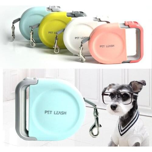 5M Retractable Dog Leash Automatic Flexible Dog Leashes Durable Extending Puppy Cat Walking Running Traction Rope Pet Products